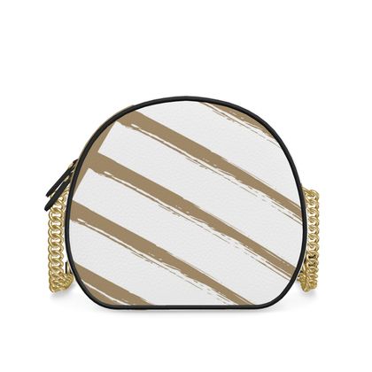 Golden Round Handbag